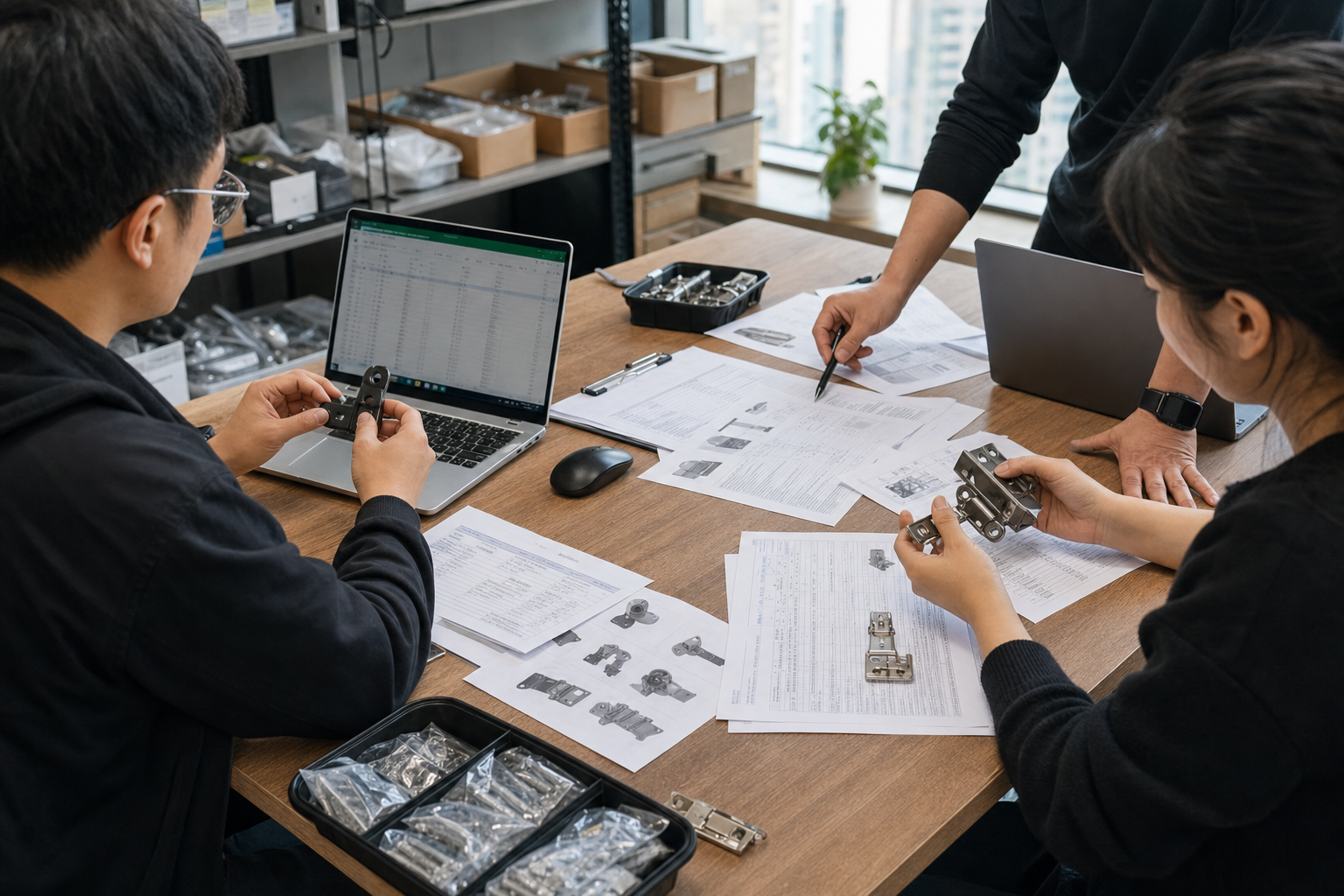 Export packaging preparation and order coordination