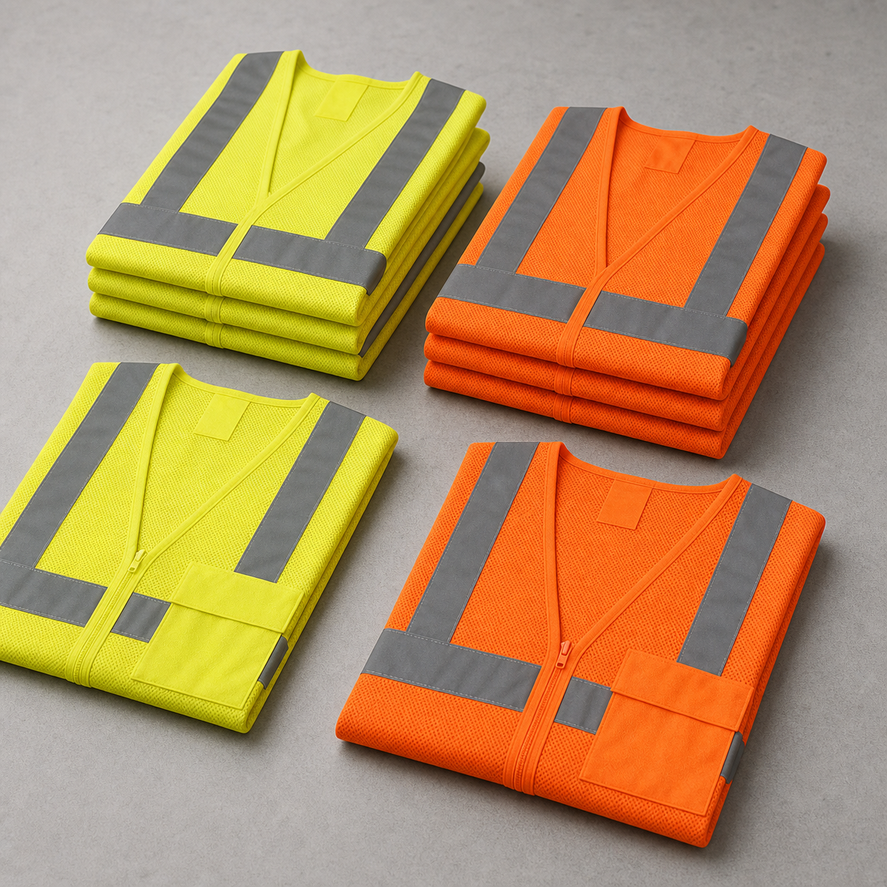 Reflective safety vests